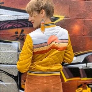 Original Dolly Western Bomber Jacket Classic Rock Couture Small